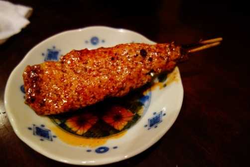 An unknown meat skewer (Tokyo, Japan)