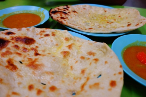 Curry and naan (George Town, Malaysia)