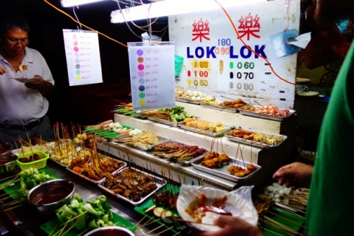 Hot Pot food stall in George Town (Penang, Malaysia)