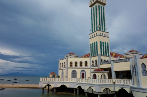Floating mosque in Penang, Malaysia