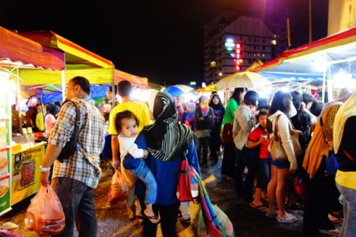 Saturday night market in Brinchang (Cameron Highlands, Malaysia)