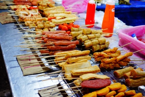 Meat on a stick (Cameron Highlands, Malaysia)